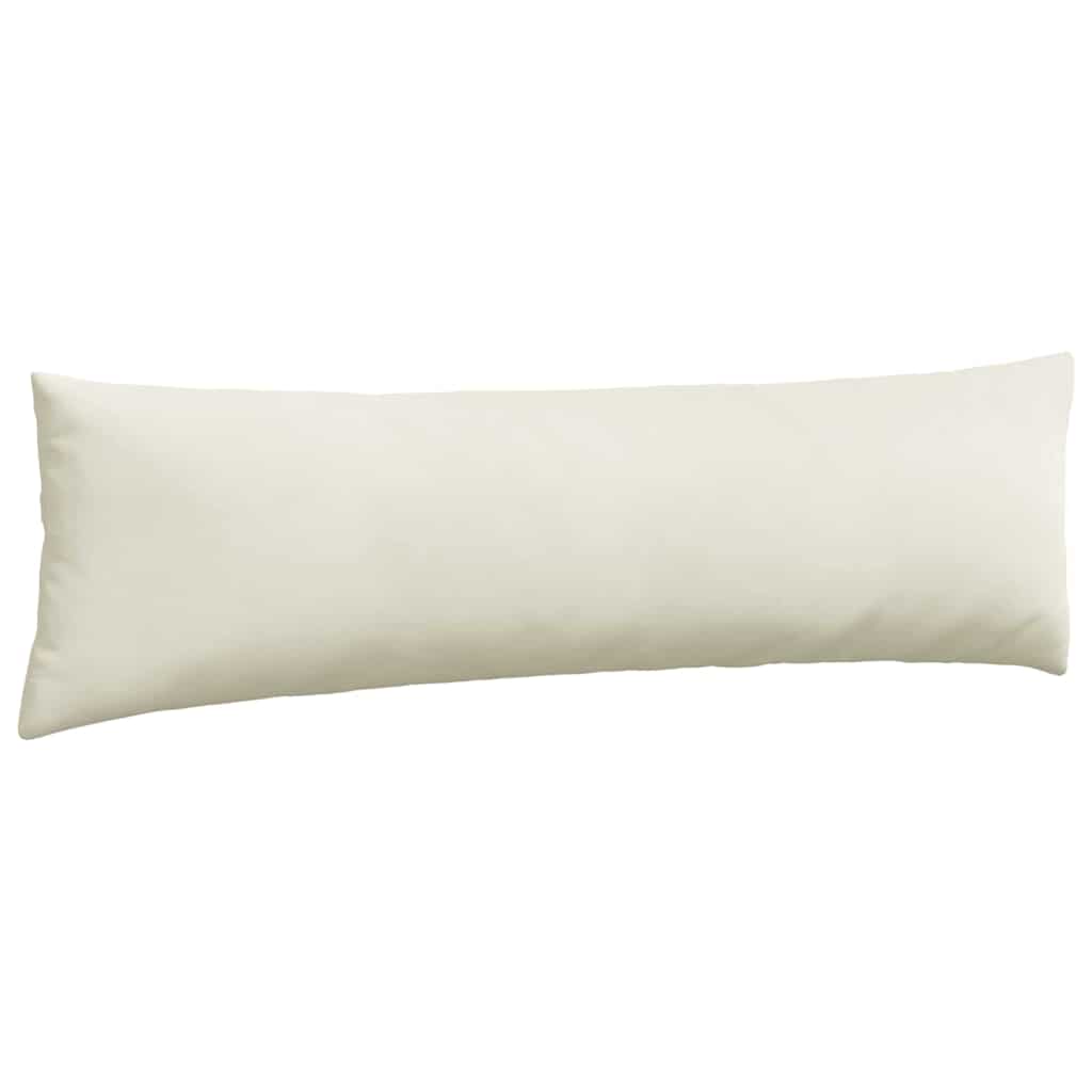 vidaXL Sofakissen 2 Stück Creme 145 x 40 cm Cordstoff