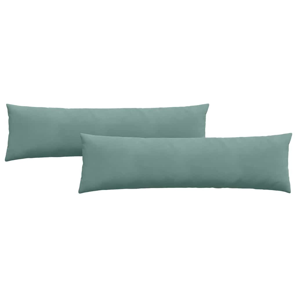 vidaXL Sofakissen 2 Stück Meergrün 145 x 40 cm Cordstoff