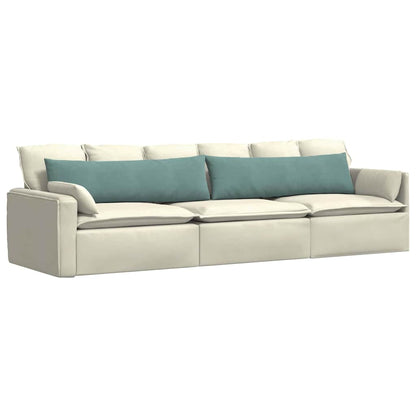 vidaXL Sofakissen 2 Stück Meergrün 145 x 40 cm Cordstoff