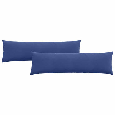 vidaXL Sofakissen 2 Stück Polizeiblau 145 x 40 cm Cordstoff