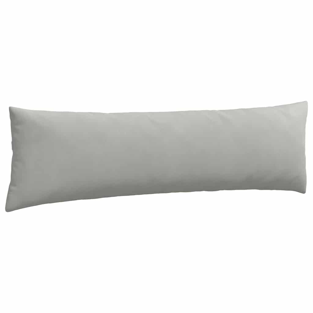 vidaXL Sofakissen 2 Stück Hellgrau 145 x 40 cm Stoff