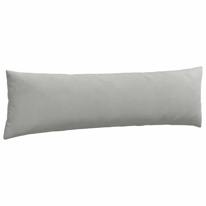 vidaXL Sofakissen 2 Stück Hellgrau 145 x 40 cm Stoff