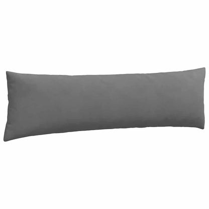 vidaXL Sofakissen 2 Stück Dunkelgrau 145 x 40 cm Stoff