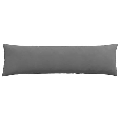vidaXL Sofakissen 2 Stück Dunkelgrau 145 x 40 cm Stoff