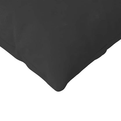 vidaXL Sofakissen 2 Stück Schwarz 145 x 40 cm Stoff