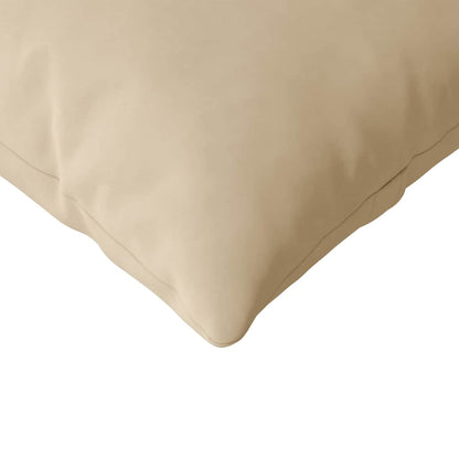vidaXL Sofakissen 2 Stück Creme 145 x 40 cm Stoff