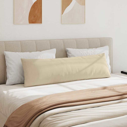 vidaXL Sofakissen 2 Stück Creme 145 x 40 cm Stoff