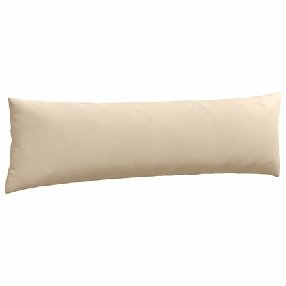 vidaXL Sofakissen 2 Stück Creme 145 x 40 cm Stoff