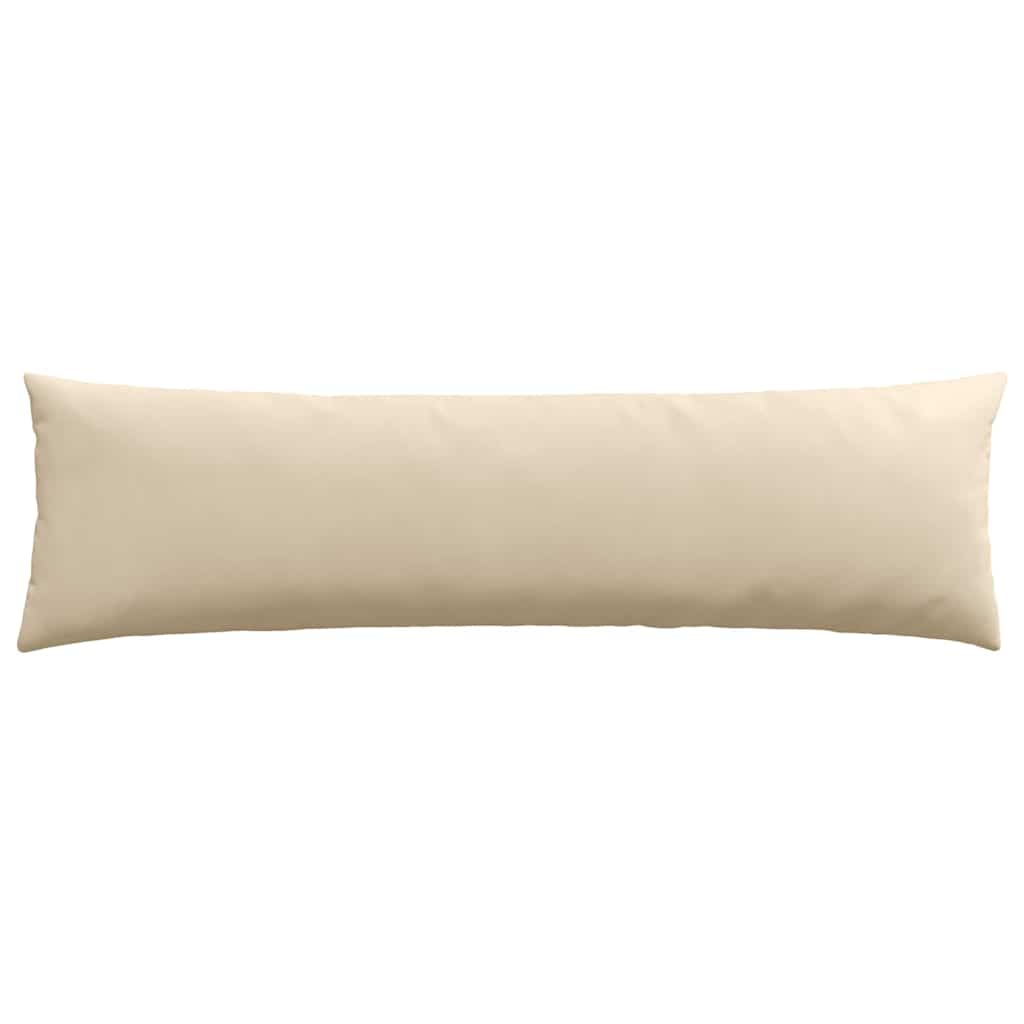 vidaXL Sofakissen 2 Stück Creme 145 x 40 cm Stoff