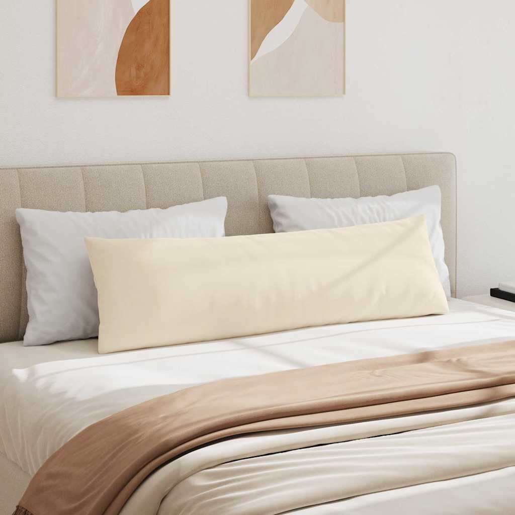 vidaXL Sofakissen 2 Stück Beige 145 x 40 cm Stoff