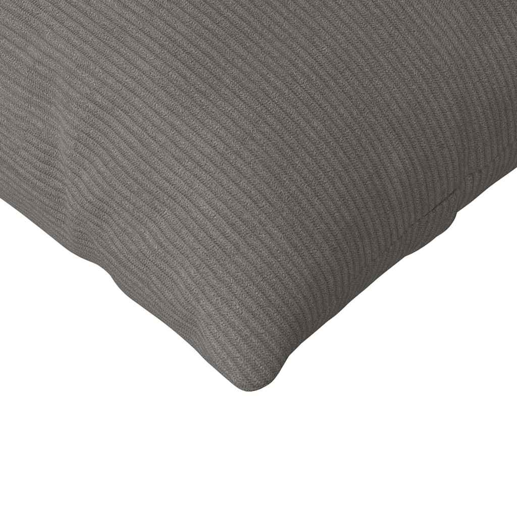 vidaXL Sofakissen 2 Stück Hellgrau 145 x 40 cm Cordstoff