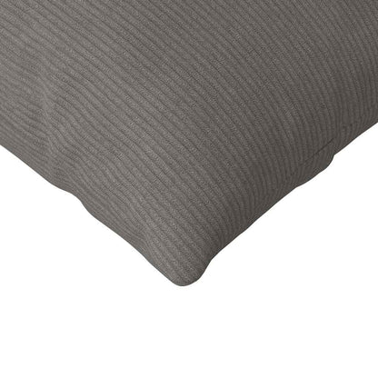 vidaXL Sofakissen 2 Stück Hellgrau 145 x 40 cm Cordstoff