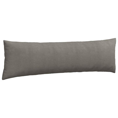 vidaXL Sofakissen 2 Stück Hellgrau 145 x 40 cm Cordstoff