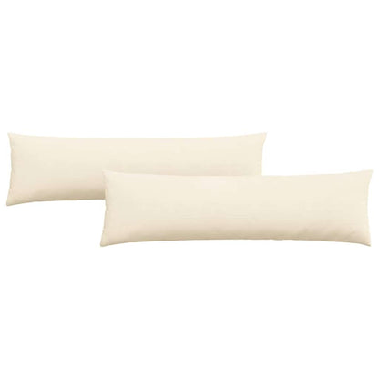 vidaXL Sofakissen 2 Stück Creme 145 x 40 cm Cordstoff