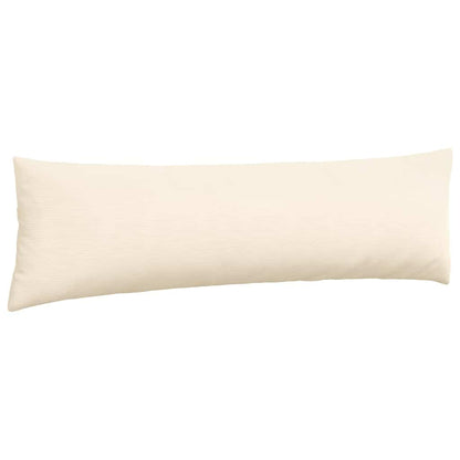 vidaXL Sofakissen 2 Stück Creme 145 x 40 cm Cordstoff