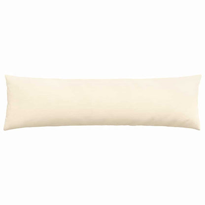 vidaXL Sofakissen 2 Stück Creme 145 x 40 cm Cordstoff