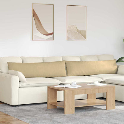 vidaXL Sofakissen 2 Stück Grau-Grün 145 x 40 cm Cordstoff