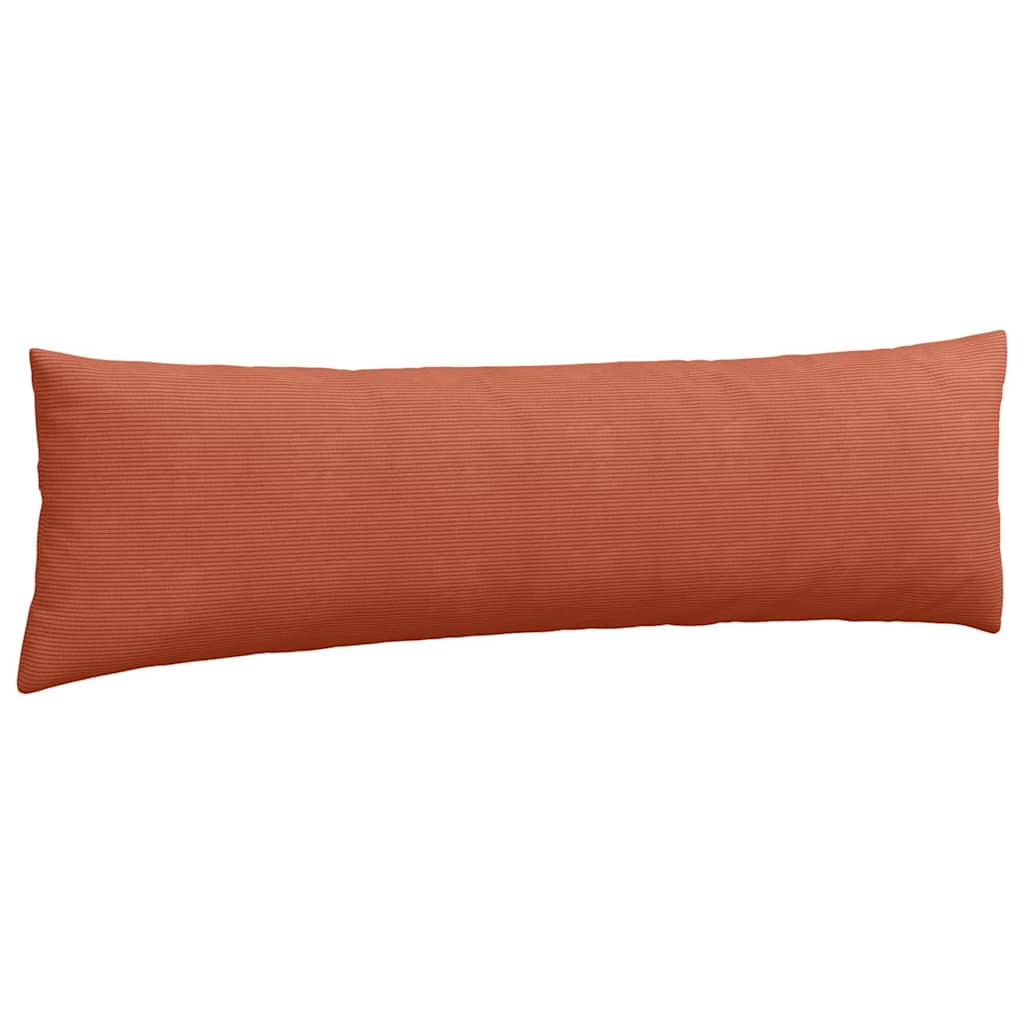 vidaXL Sofakissen 2 Stück Rot-Orange 145 x 40 cm Cordstoff
