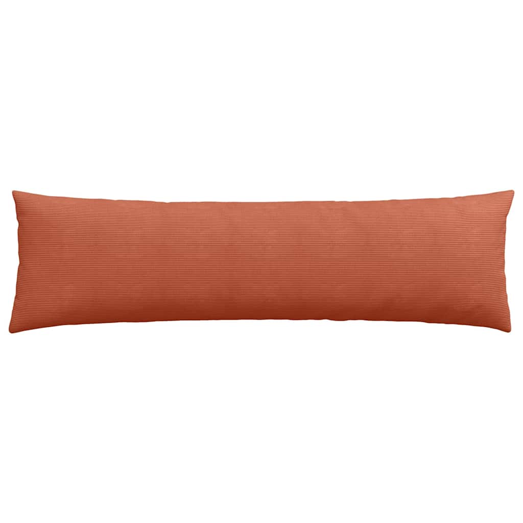 vidaXL Sofakissen 2 Stück Rot-Orange 145 x 40 cm Cordstoff