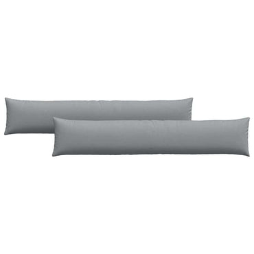 vidaXL Sofakissen 2 pcs Hellgrau 200 x 40 cm Stoff