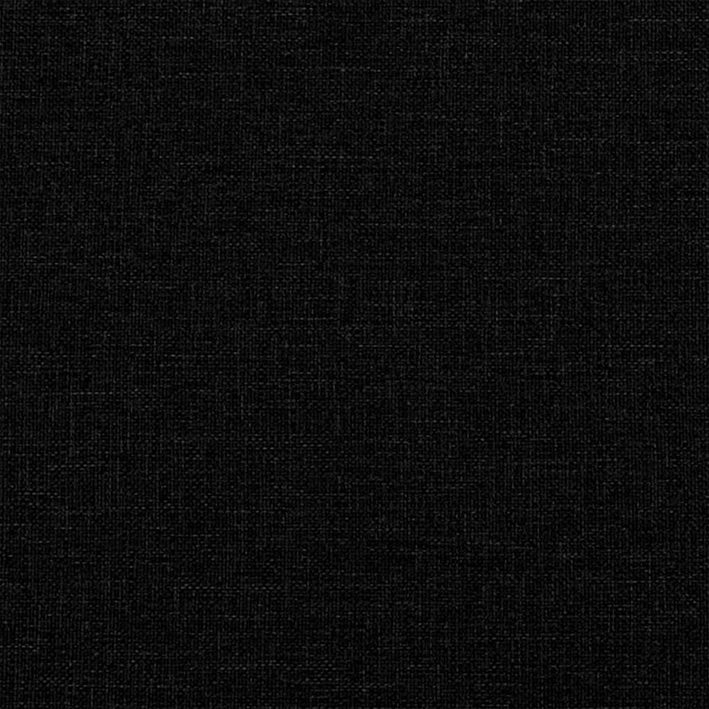 vidaXL Sofakissen 2 pcs Schwarz 200 x 40 cm Stoff