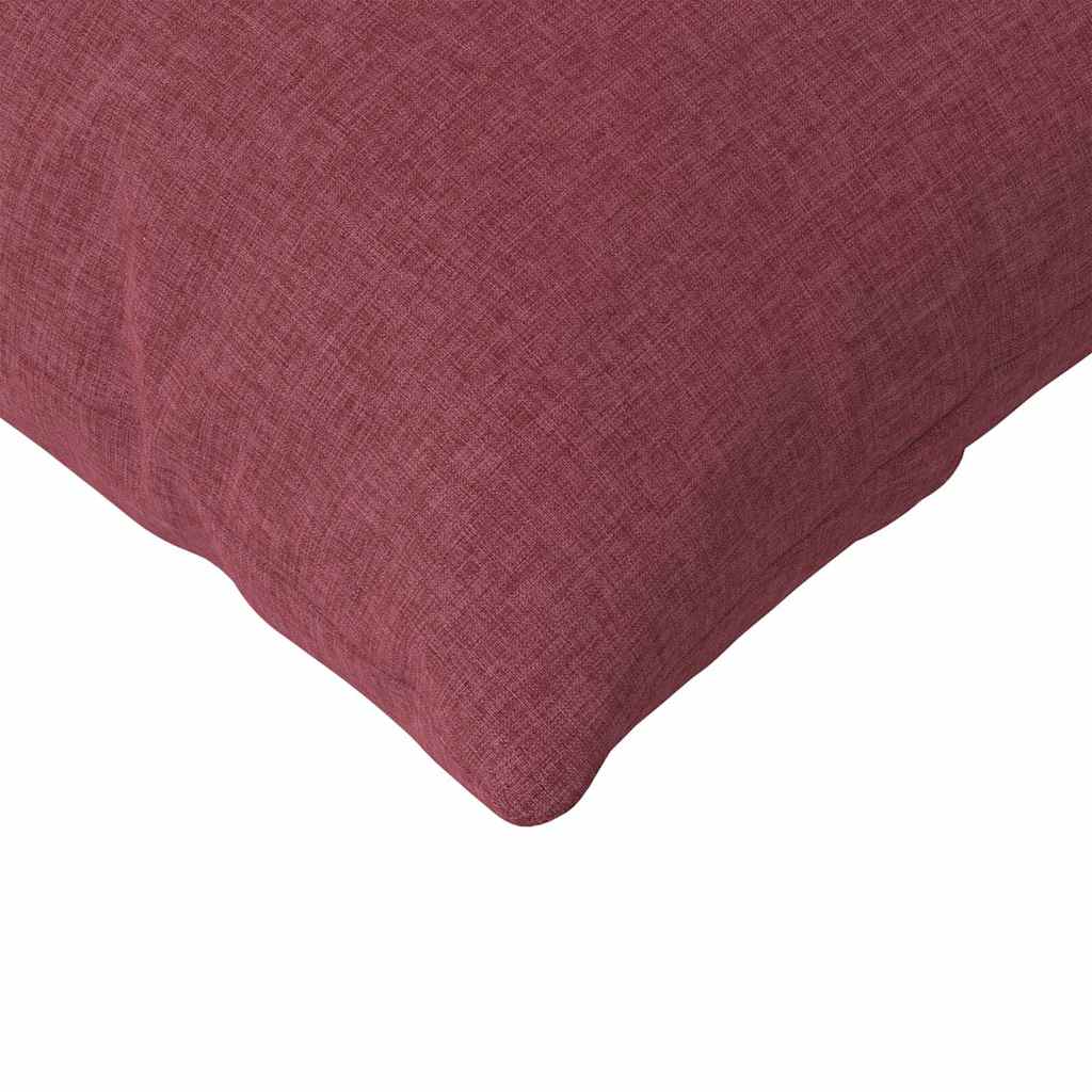 vidaXL Sofakissen 2 pcs Weinrot 200 x 40 cm Stoff