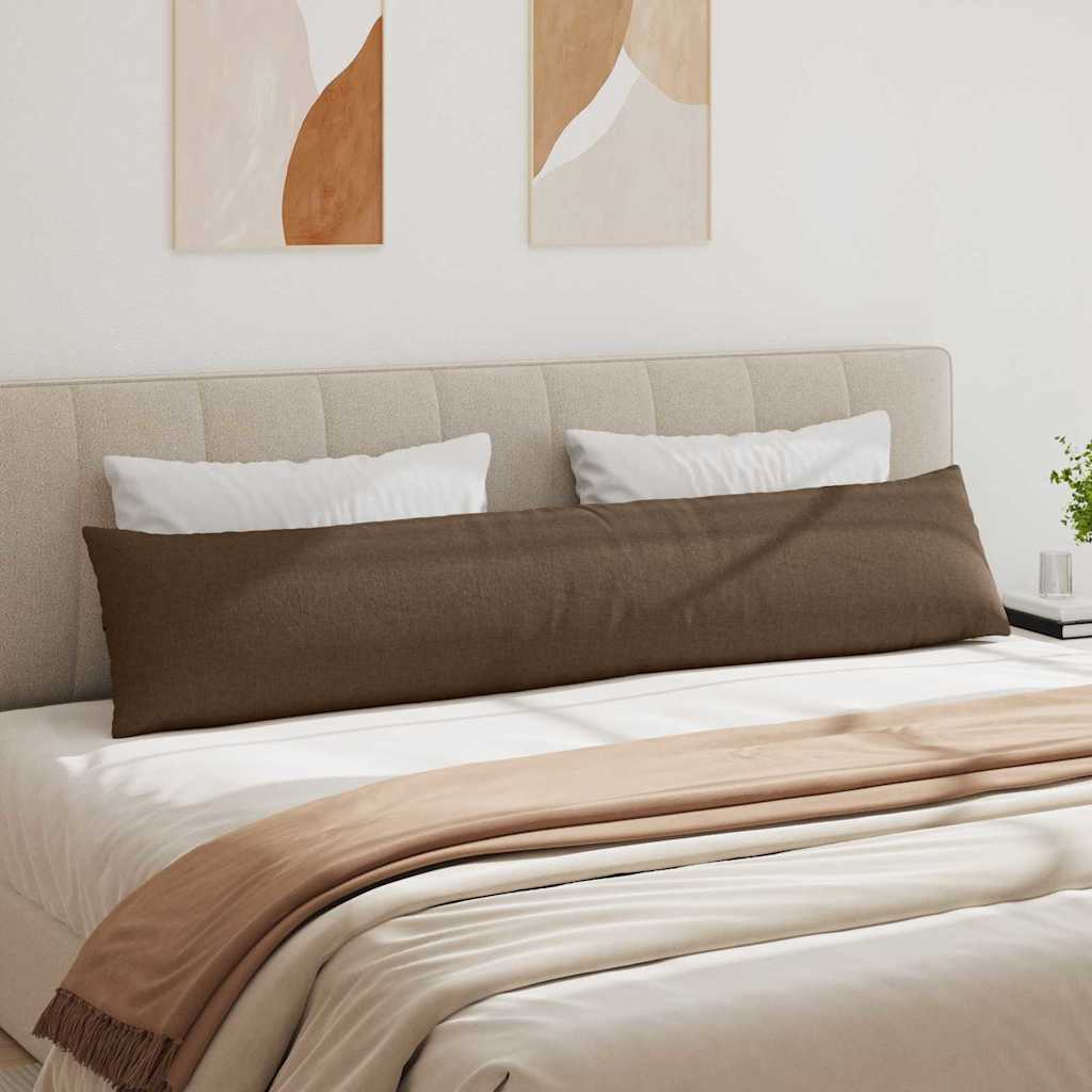 vidaXL Sofakissen 2 pcs Braun 200 x 40 cm Stoff