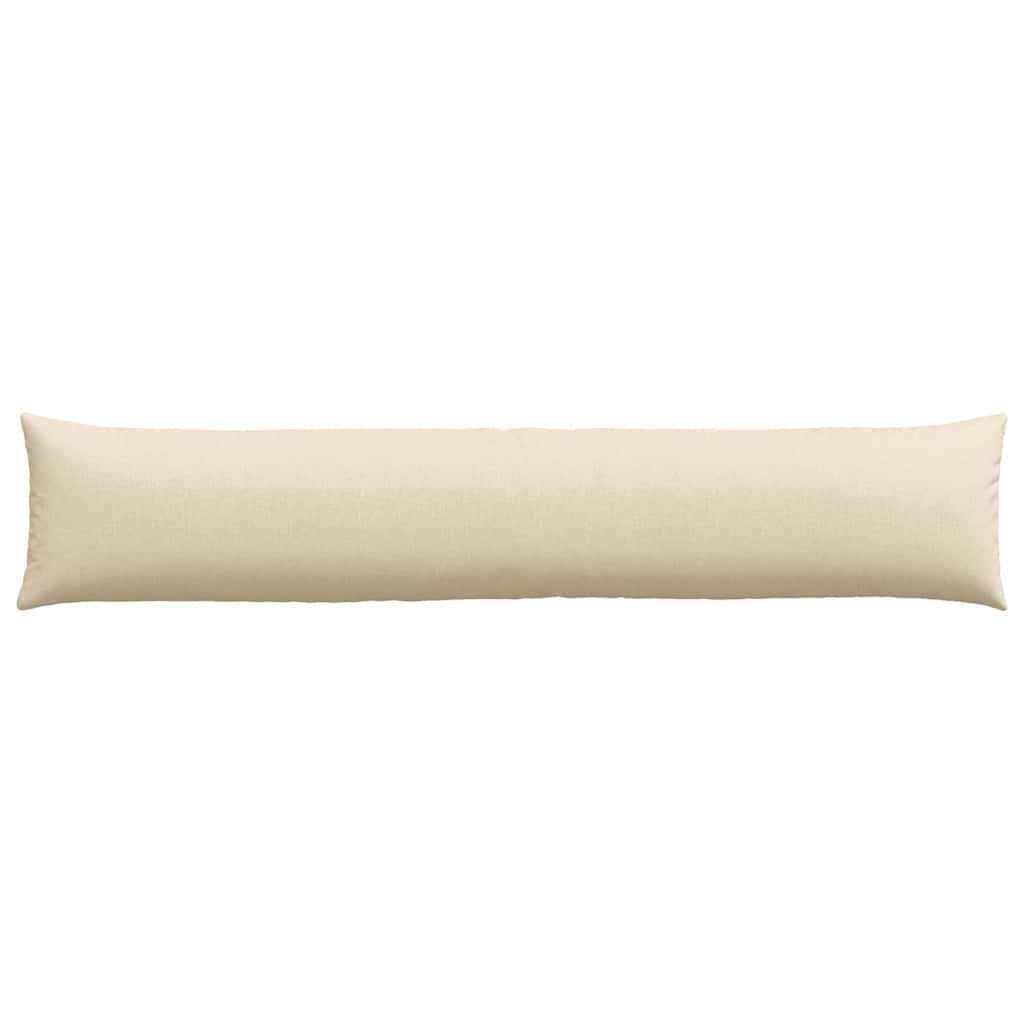vidaXL Sofakissen 2 pcs Creme 200 x 40 cm Stoff