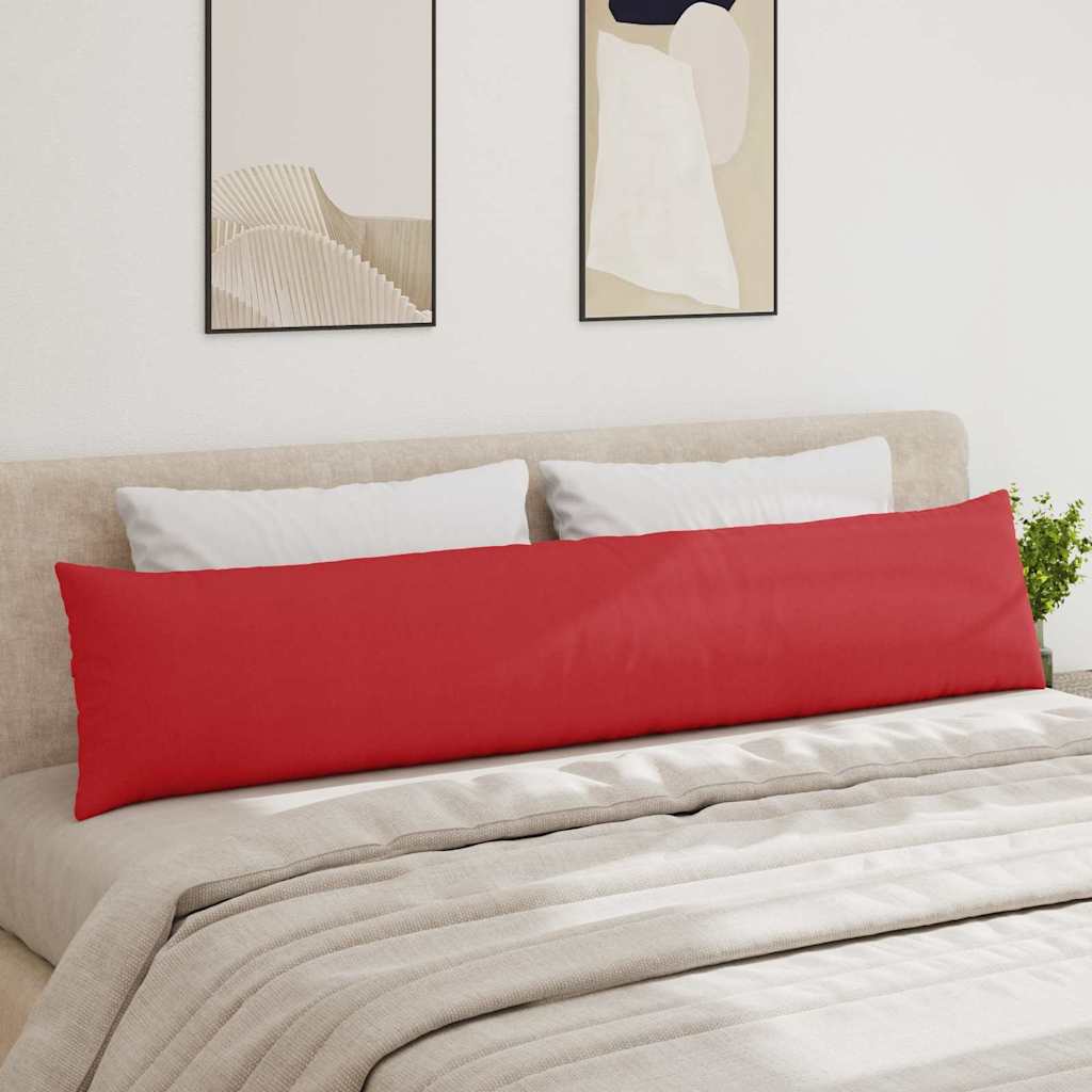 vidaXL Sofakissen 2 pcs Rot 200 x 40 cm Stoff
