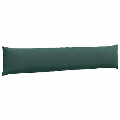 vidaXL Sofakissen 2 Stück Dunkelgrün 200 x 40 cm Cordstoff