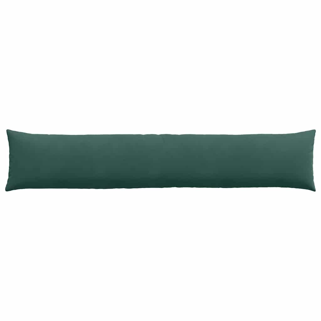 vidaXL Sofakissen 2 Stück Dunkelgrün 200 x 40 cm Cordstoff