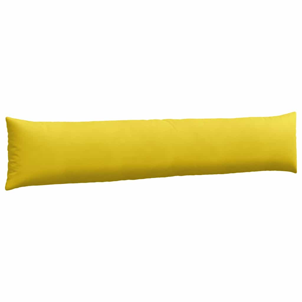 vidaXL Sofakissen 2 Stück Gelb 200 x 40 cm Cordstoff