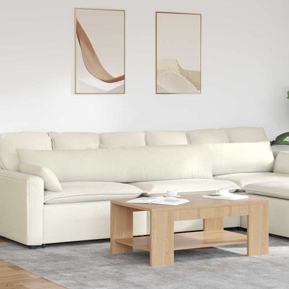 Sofakissen 2 Stück Creme 200 x 40 cm Cordstoff