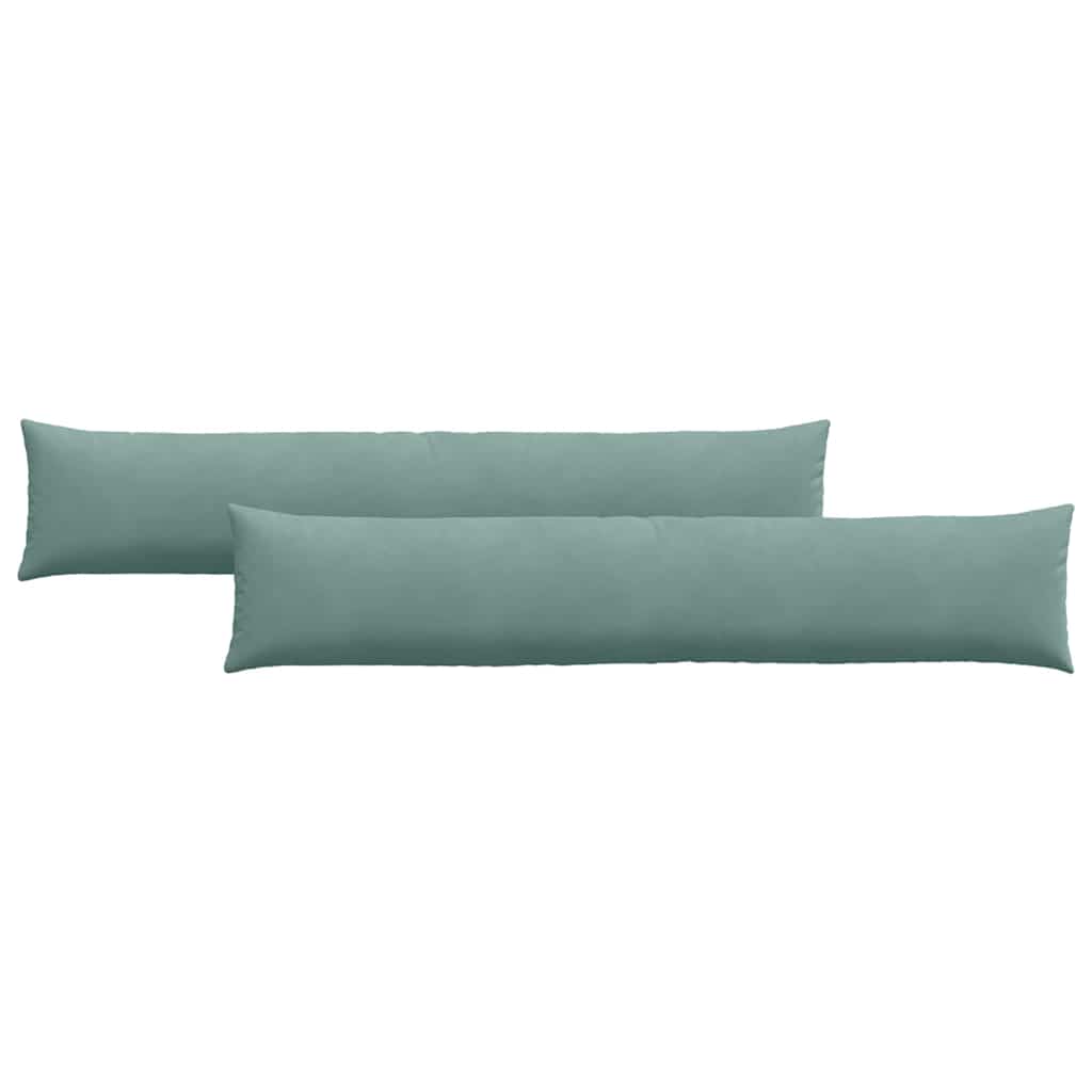 vidaXL Sofakissen 2 Stück Meergrün 200 x 40 cm Cordstoff