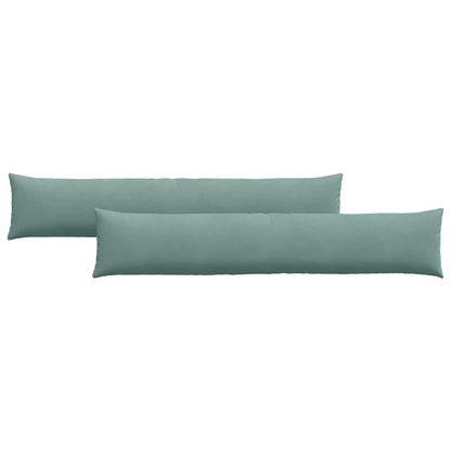 vidaXL Sofakissen 2 Stück Meergrün 200 x 40 cm Cordstoff