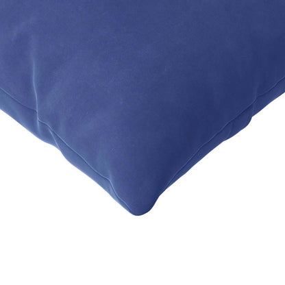 vidaXL Sofakissen 2 Stück Polizeiblau 200 x 40 cm Cordstoff