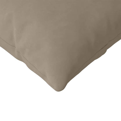 vidaXL Sofakissen 2 Stück Taupe 200 x 40 cm Stoff