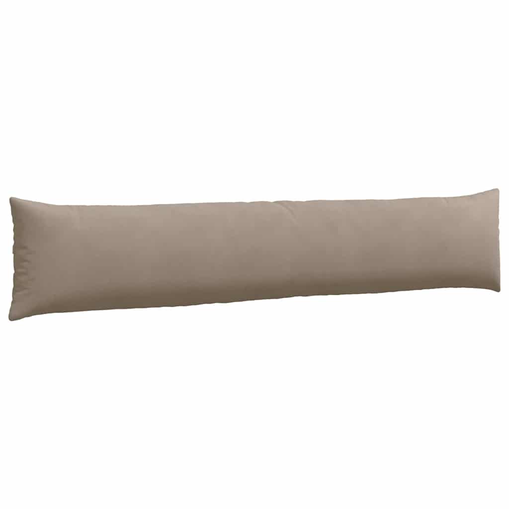 vidaXL Sofakissen 2 Stück Taupe 200 x 40 cm Stoff