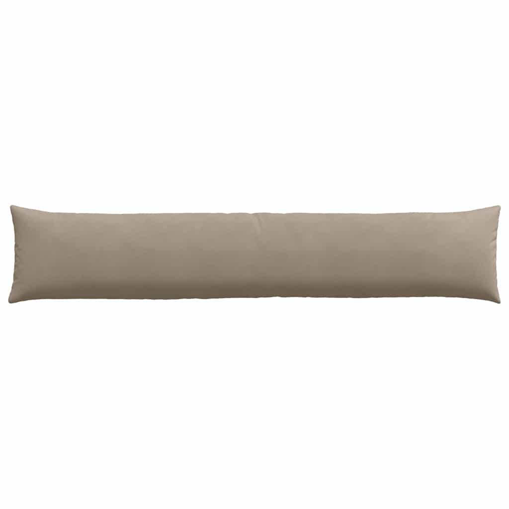 vidaXL Sofakissen 2 Stück Taupe 200 x 40 cm Stoff