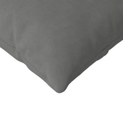 vidaXL Sofakissen 2 Stück Dunkelgrau 200 x 40 cm Stoff
