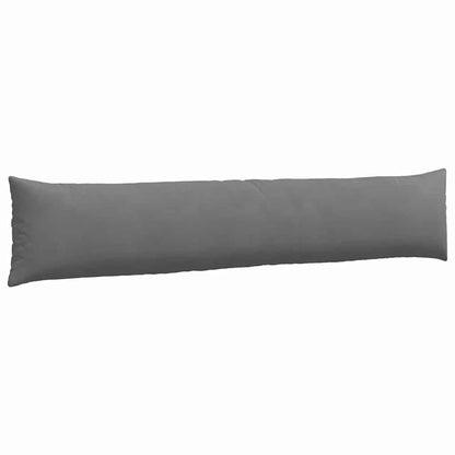 vidaXL Sofakissen 2 Stück Dunkelgrau 200 x 40 cm Stoff
