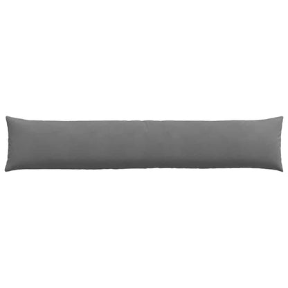 vidaXL Sofakissen 2 Stück Dunkelgrau 200 x 40 cm Stoff