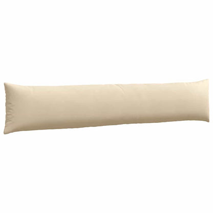 vidaXL Sofakissen 2 Stück Creme 200 x 40 cm Stoff