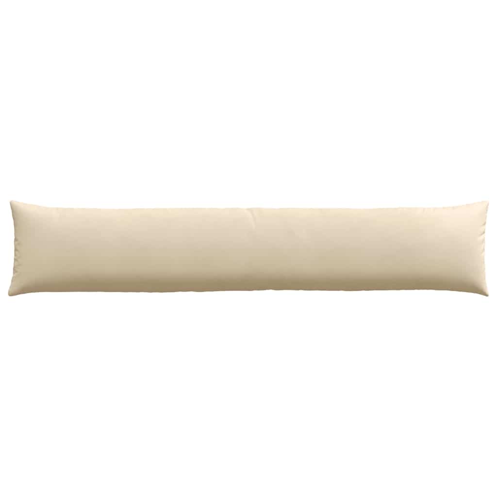 vidaXL Sofakissen 2 Stück Creme 200 x 40 cm Stoff