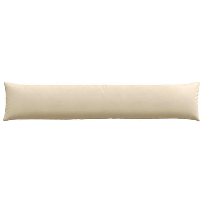 vidaXL Sofakissen 2 Stück Creme 200 x 40 cm Stoff