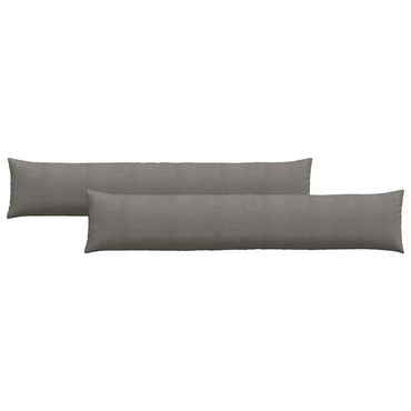 vidaXL Sofakissen 2 Stück Hellgrau 200 x 40 cm Cordstoff