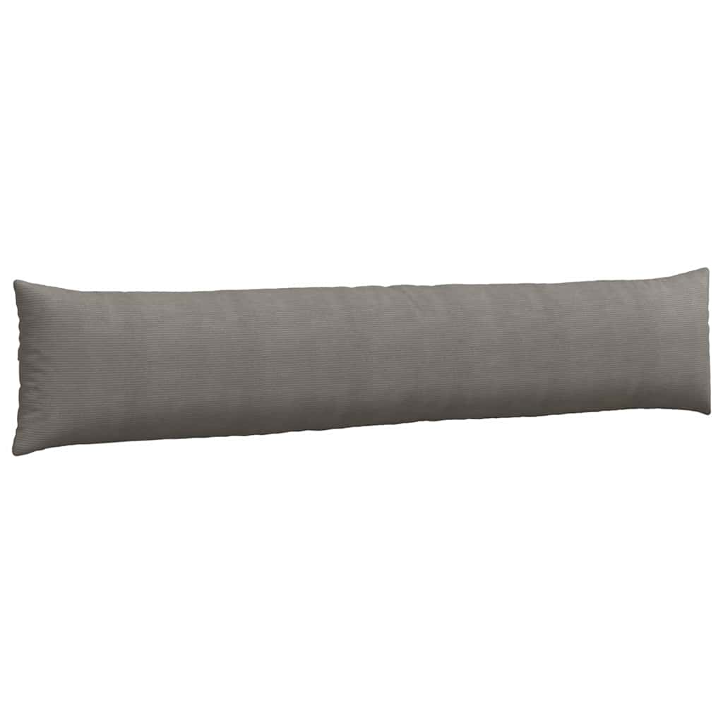 vidaXL Sofakissen 2 Stück Hellgrau 200 x 40 cm Cordstoff