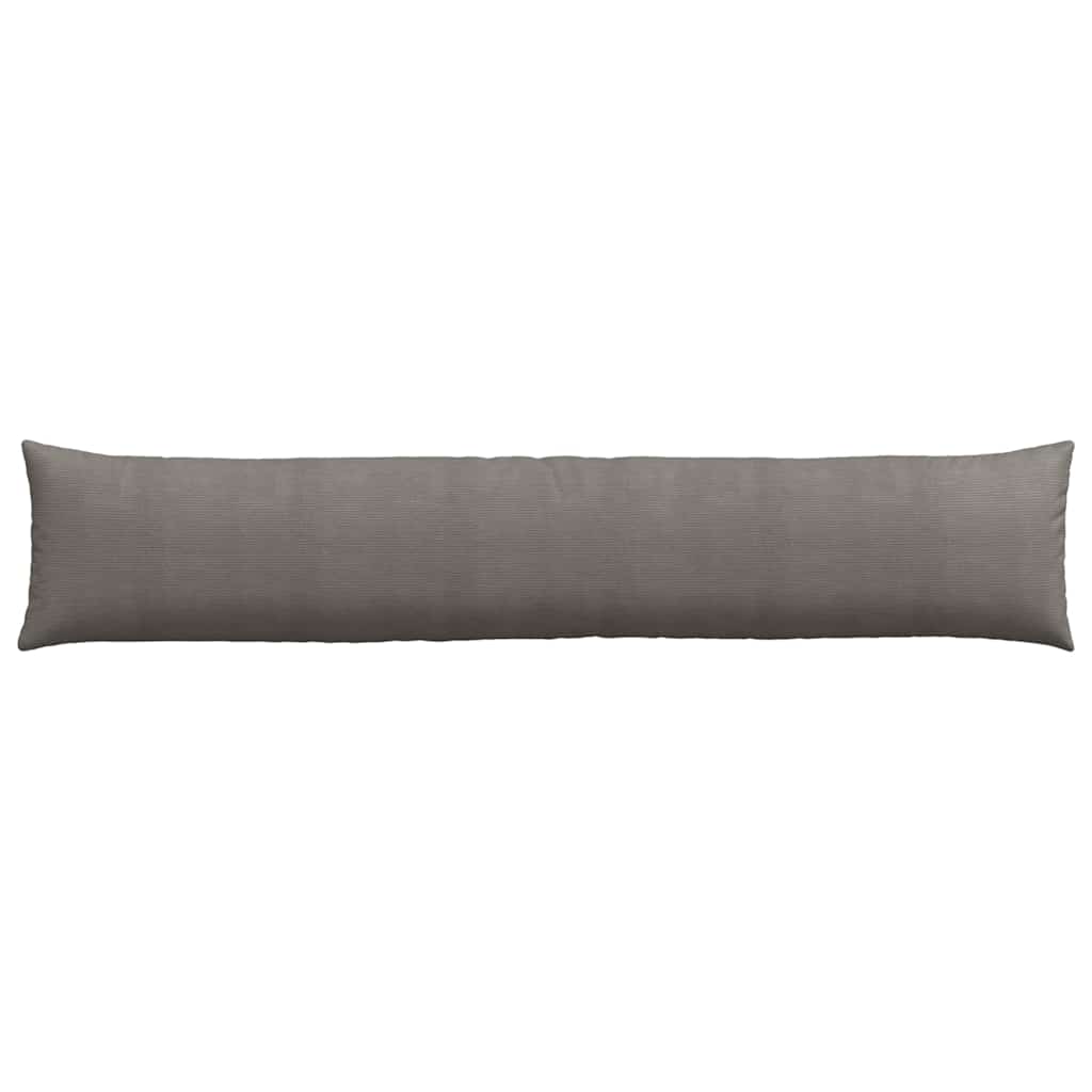 vidaXL Sofakissen 2 Stück Hellgrau 200 x 40 cm Cordstoff