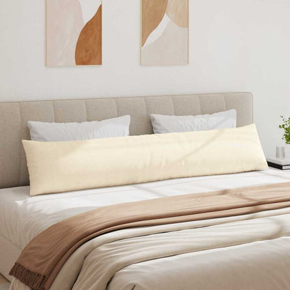 vidaXL Sofakissen 2 Stück Creme 200 x 40 cm Cordstoff
