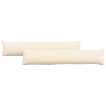vidaXL Sofakissen 2 Stück Creme 200 x 40 cm Cordstoff